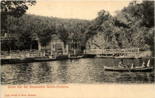 Gruss aus der Buschmühle Gohlis-Niederau