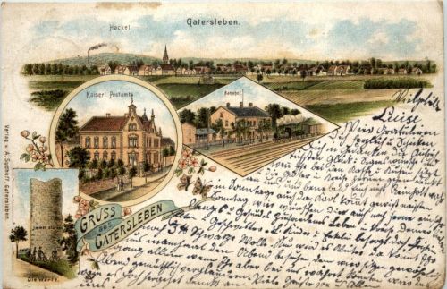 Gruss aus Gatersleben - Litho - Seeland