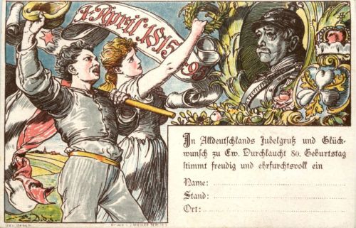 Otto von Bismarck - 80. Geburtstag