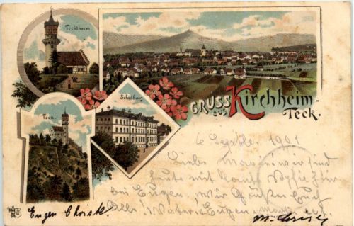 Gruss aus Kirchheim-Teck - Litho