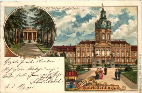 Gruss aus Charlottenburg - Litho