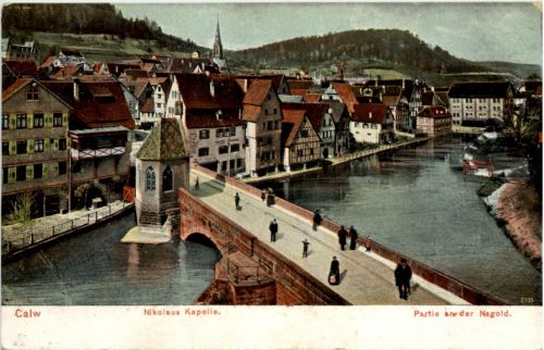 Calw - Partie an der Nagold