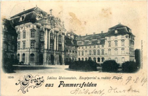 Gruss aus Pommersfelden - Schloss Weissenstein