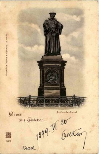 Gruss aus Eisleben - Lutherdenkmal