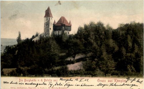 Gruss aus Kempten - Die Burghalde