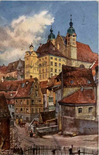 Landsberg - Hofgraben mit Markt