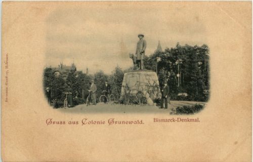 Gruss aus Colonie Grunewald - Bismarck Denkmal