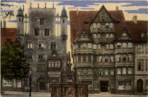 Hildesheim - Wedekind und Tempelherrenhaus