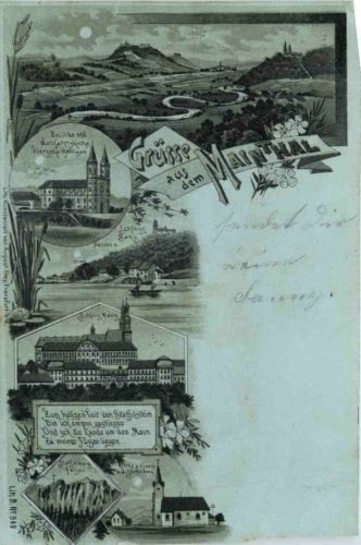 Gruss aus dem Mainthal - Litho