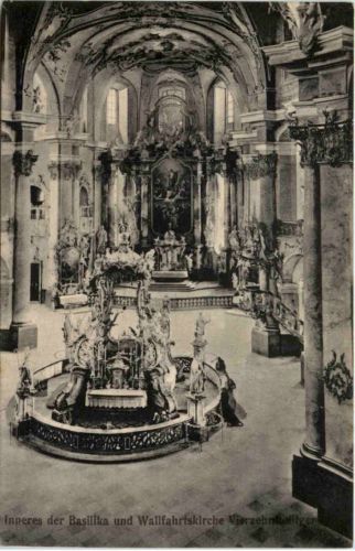Inneres Wallfahrtskirche Vierzehnheiligen