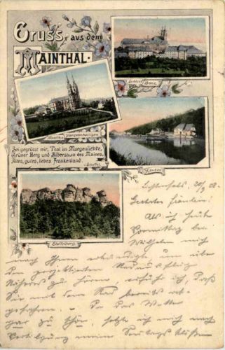 Gruss aus dem Mainthal - Staffelberg Banz
