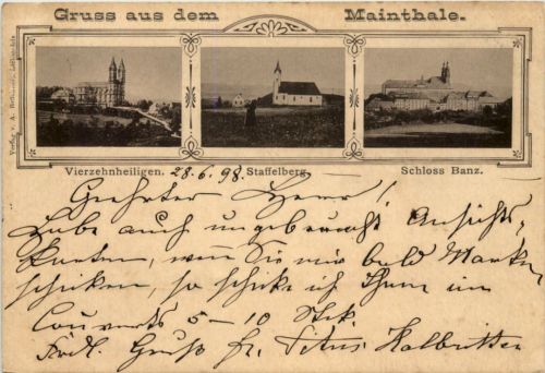 Schloss Banz, Staffelberg, Vierzehnheiligen