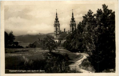 Vierzehnheiligen mit Schloss Banz - Staffelstein
