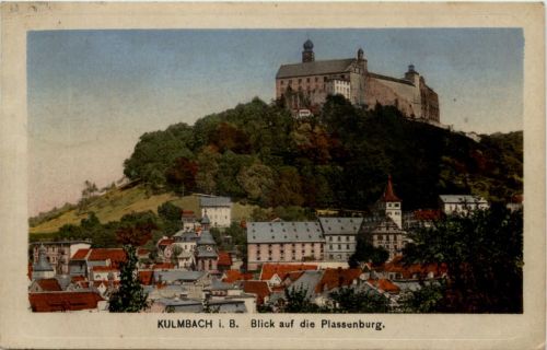 Kulmbach - Blick auf die Plassenburg
