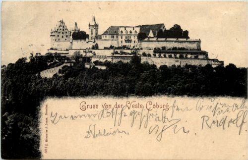Gruss von der Veste Coburg