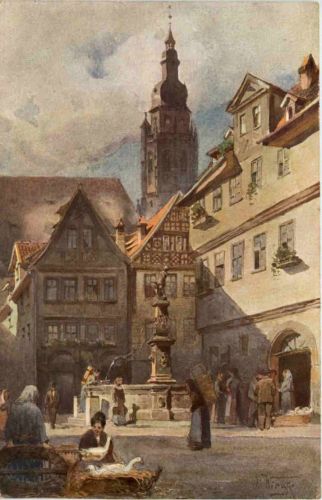 Coburg - Blick in die Steingasse