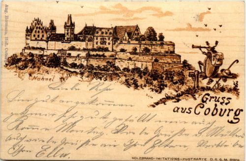 Gruss aus Coburg - Litho