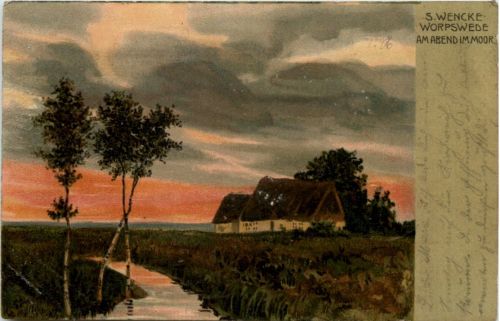 Worpswede - Am Abend im Moor