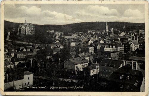 Lichtenstein-C. Oberer Stadtteil mit Schloss
