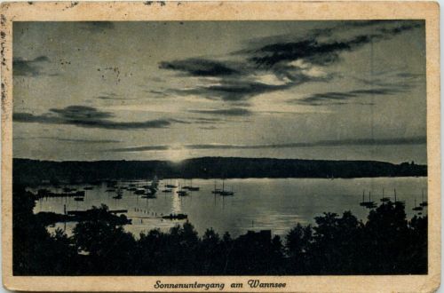 Wannsee, Sonnenuntergang