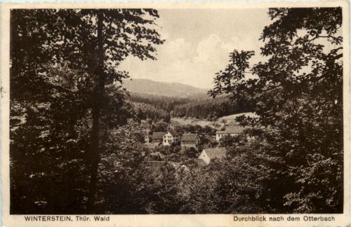 Winterstein/Thür. Wald, Durchblick nach dem Otterbach