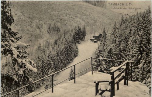 Tambach, Blick in den Spittergrund