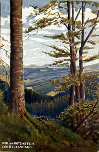 Blick vom Rotenstein beim Stutenhaus