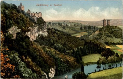 Rudelsburg u. Saaleck