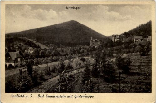 Saalfeld, Bad Sommerstein mit Gartenkuppe
