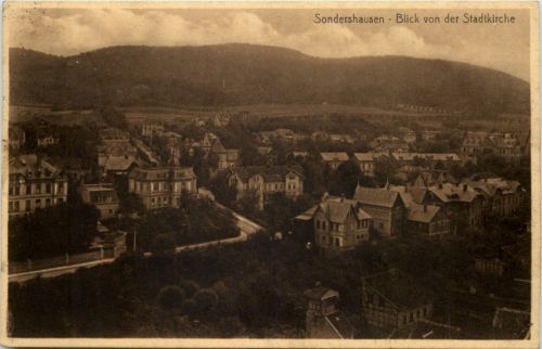 Sondershausen, Blick von der Stadtkirche