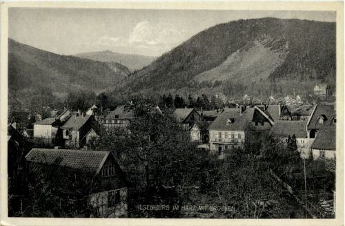 Ilsenburg mit Brocken