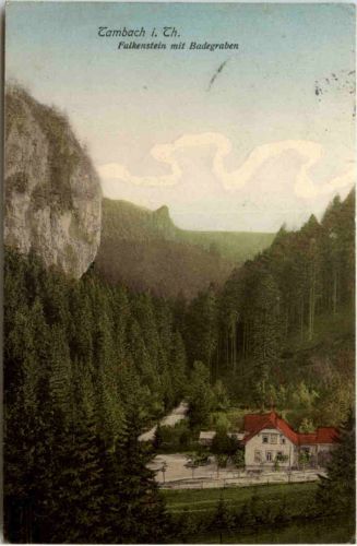 Tambach, Falkenstein mit Badegraben