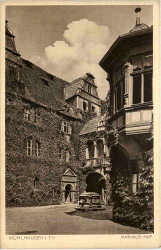 Mühlhausen i.Thür., Rathaus-Hof