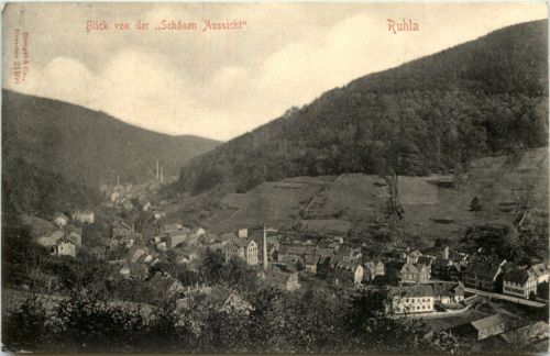 Ruhla, Blick von der Schönen Aussicht