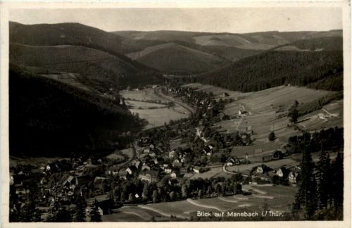 Blick auf Manebach