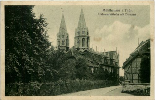 Mühlhausen, Untermarktkirche mit Diakonat
