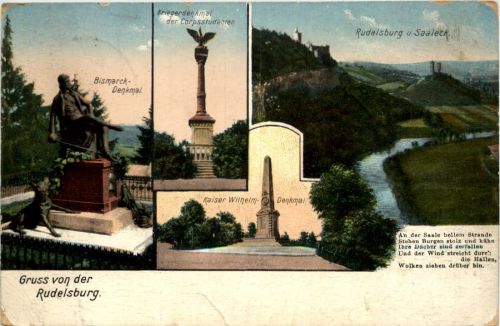 Gruss von der Rudelsburg, div. Bilder