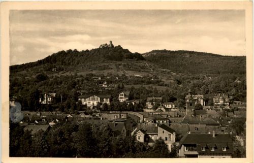 Bad Blankenburg, Blick auf die Burg Greifenstein