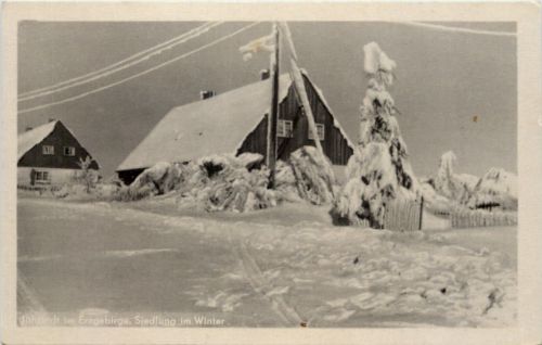 Jöhstadt i. Erzgeb., Siedlung im Winter