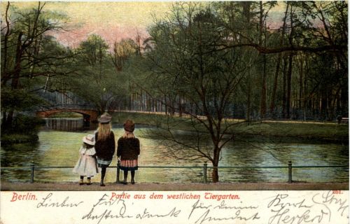 Berlin, Partie aus dem westlichen Tiergarten