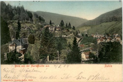 Ruhla, Blick von der Marienbuche aus
