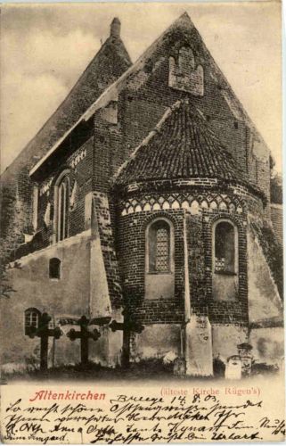 Altenkirchen auf Rügen, älteste Kirche Rügens