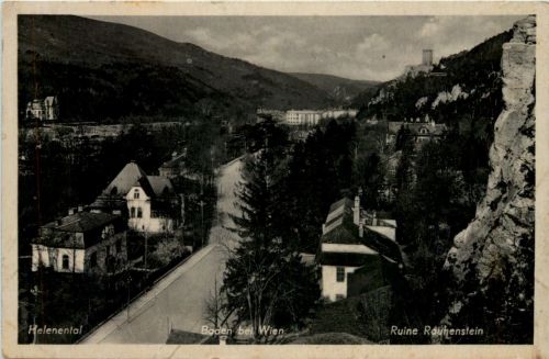 Helenenthal, Baden, Ruine Rauhenstein