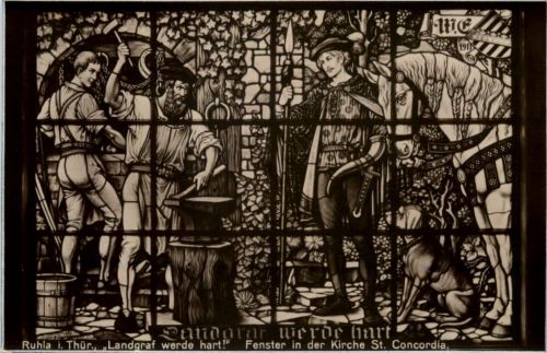 Ruhla, Fenster in der Kirche St. Concordia