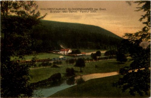 Greiz, Waldrestaurant Glohdenhammer