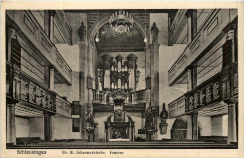 Schleusingen, Ev. St. Johanneskirche, Inneres