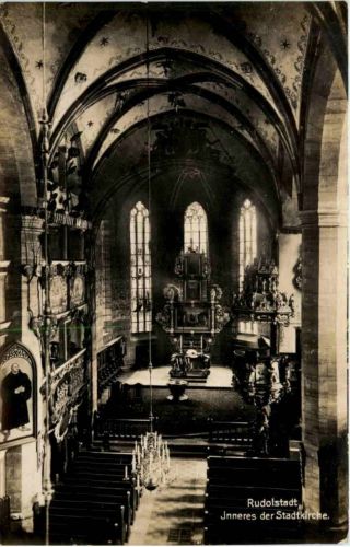 Rudolstadt, Inneres der Stadtkirche