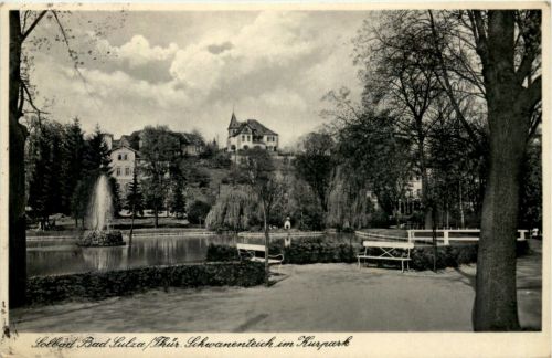 Bad Sulza, Schwanenteich im Kurpark