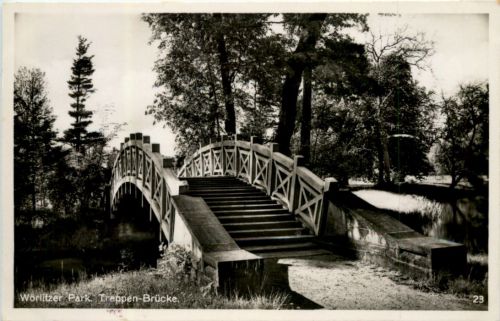 Wörlitzer Park, Treppen-Brücke