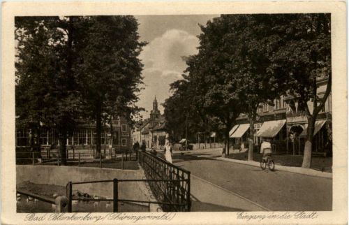 Bad Blankenburg, Eingang in die Stadt